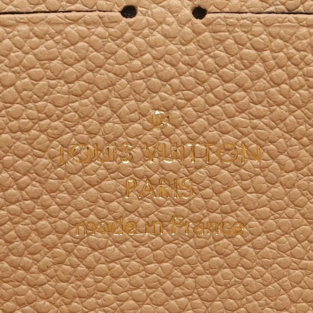 Louis Vuitton Beige Monogram Zip Wallet